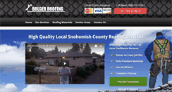 Desktop Screenshot of bolgerroofing.com